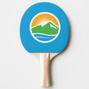 Flag of Provo, Utah Ping Pong Paddle