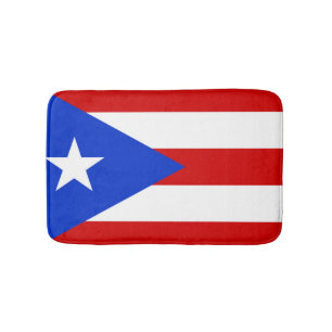 Flag of Puerto Rico Bath Mat