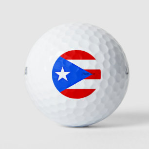Flag of Puerto Rico Golf Balls