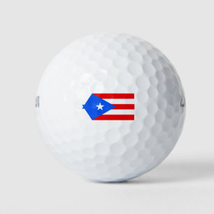 Flag of Puerto Rico Golf Balls