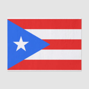 Flag of Puerto Rico Tissue Paper
