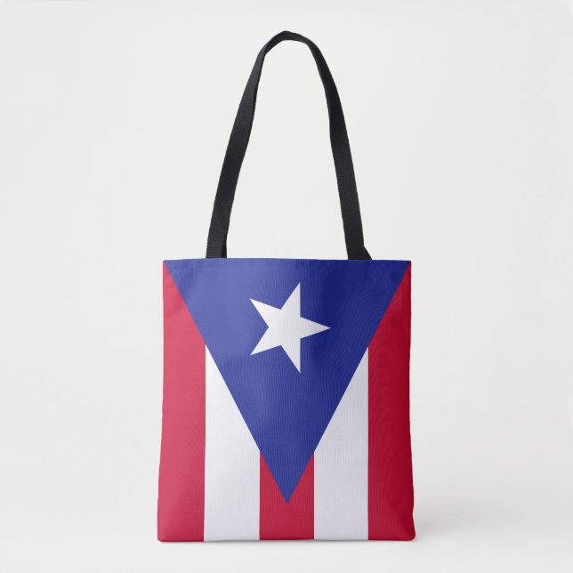 Flag of Puerto Rico Tote Bag (Front)