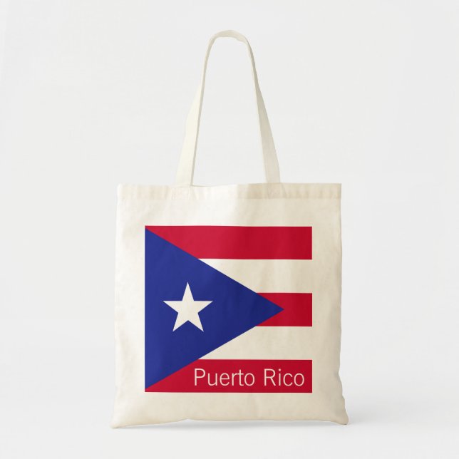 Flag of Puerto Rico Tote Bag (Front)
