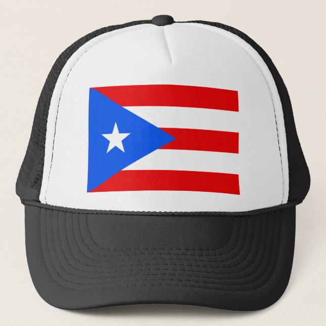 Flag of Puerto Rico Trucker Hat (Front)