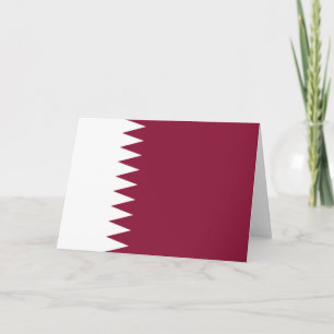 Flag of Qatar Card