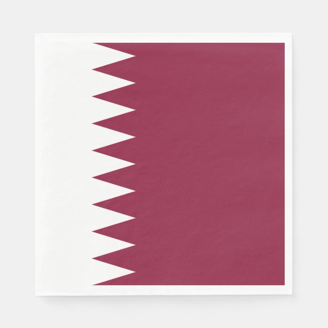 Flag of Qatar Napkin (Front)