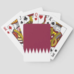 Flag of Qatar Playing Cards