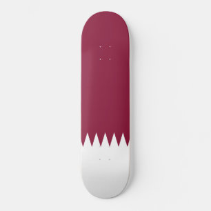 Flag of Qatar Skateboard