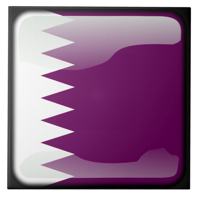 Flag of Qatar Tile (Front)