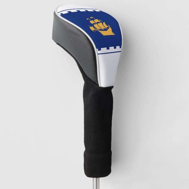Flag of Quebec City Golf Head Cover (Angled)