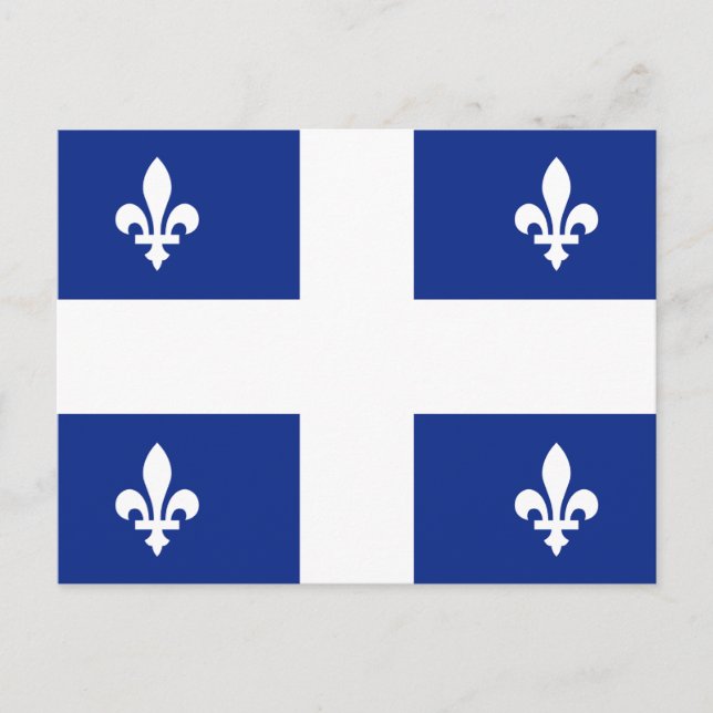 Flag of Quebec Postcard (Front)