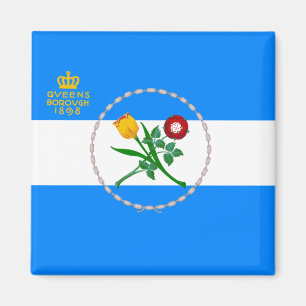 Flag of Queens (Borough of New York City) Magnet