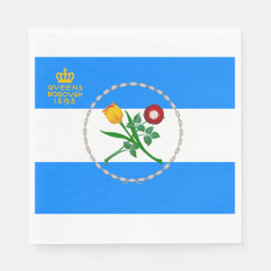 Flag of Queens (Borough of New York City) Napkin