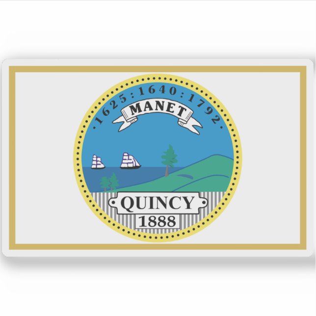 Flag of Quincy, Massachusetts (Front)