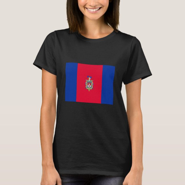 Flag of Quito Ecuador T-Shirt (Front)