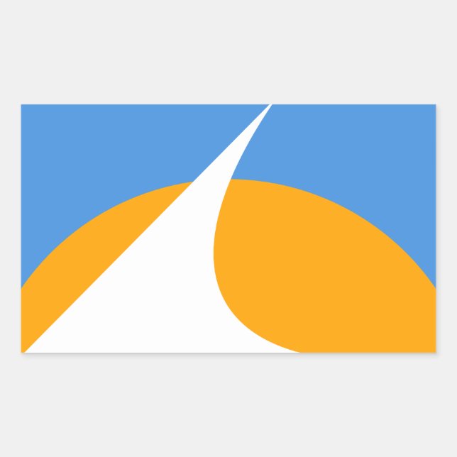 Flag of Redding, California Rectangular Sticker (Front)