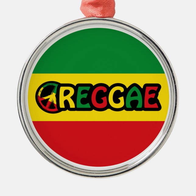 Flag of Reggae Metal Ornament (Front)