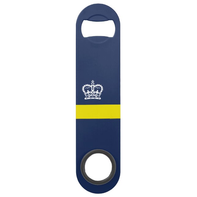 Flag of Regina, Saskatchewan Bar Key (Front)
