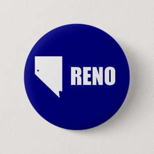 Flag of Reno, Nevada Button