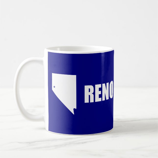 Flag of Reno, Nevada Coffee Mug (Left)
