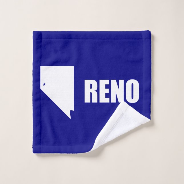 Flag of Reno, Nevada Wash Cloth (Wash Cloth)