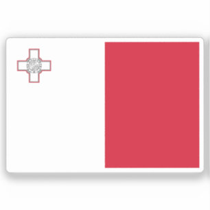 Flag of Republic of Malta custom-cut