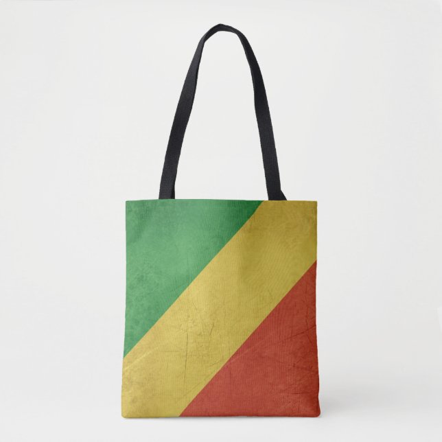 Flag of Republic of the Congo Tote Bag (Front)