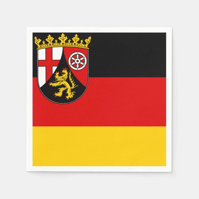 Flag of Rhineland-Palatinate Napkins (Front)