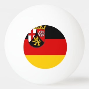 Flag of Rhineland-Palatinate Ping-Pong Ball
