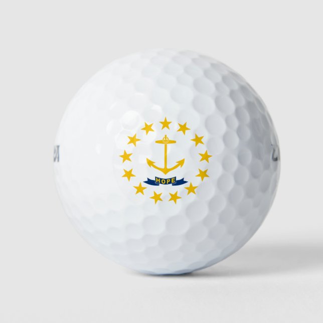 Flag of Rhode Island Golf Balls (Front)