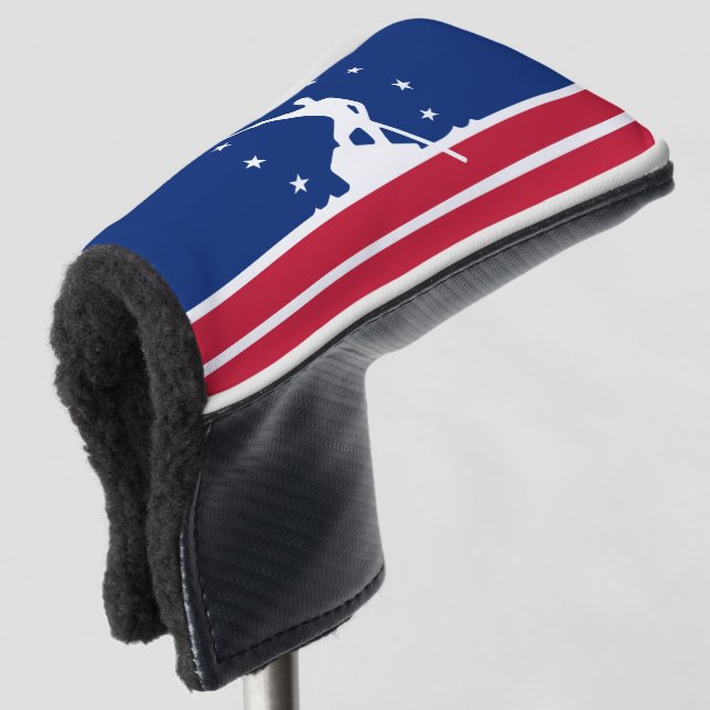 Flag of Richmond, Virginia Golf Head Cover (3/4 Front)