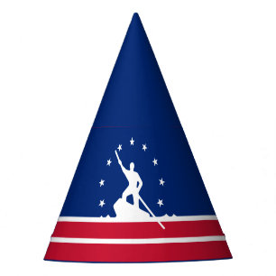 Flag of Richmond, Virginia Party Hat