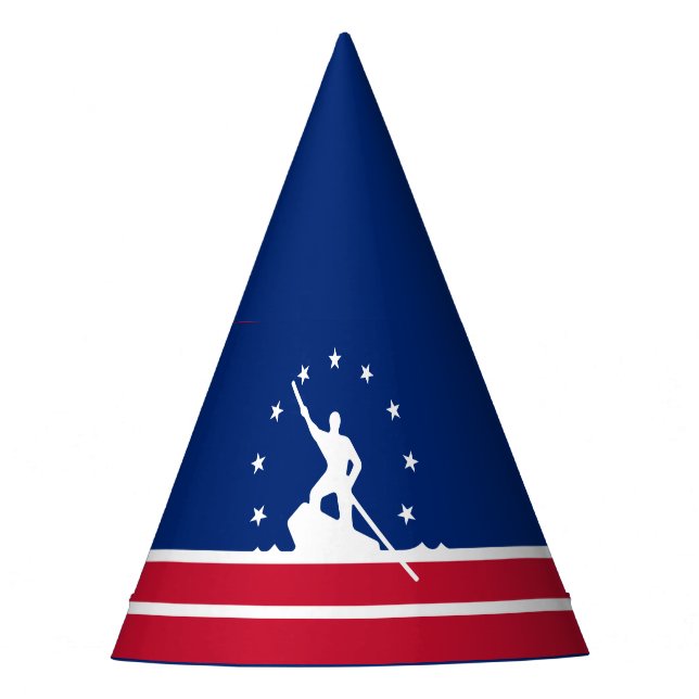 Flag of Richmond, Virginia Party Hat (Front)