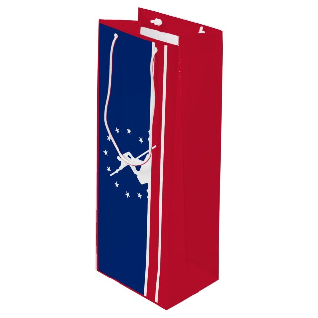 Flag of Richmond, Virginia Wine Gift Bag (Front Angled)