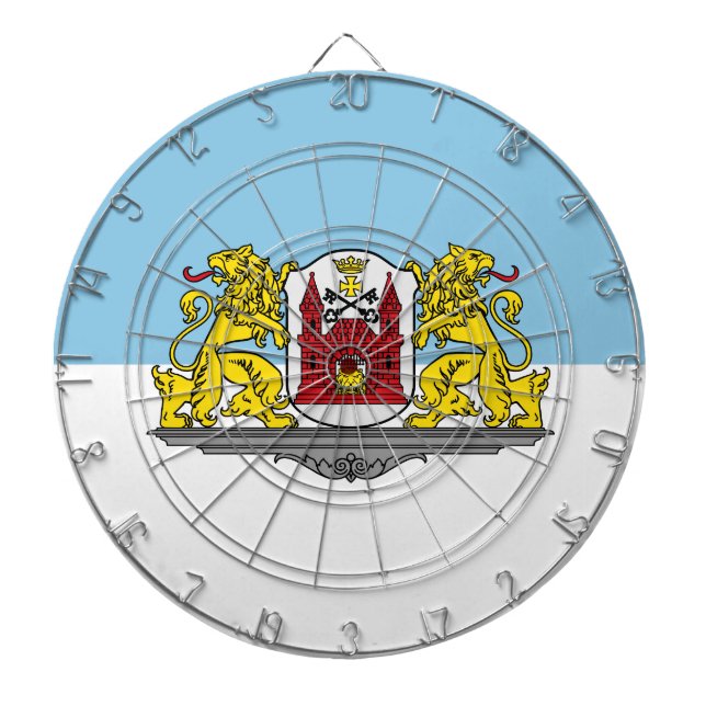 Flag of Riga, Latvia Dartboard (Front)