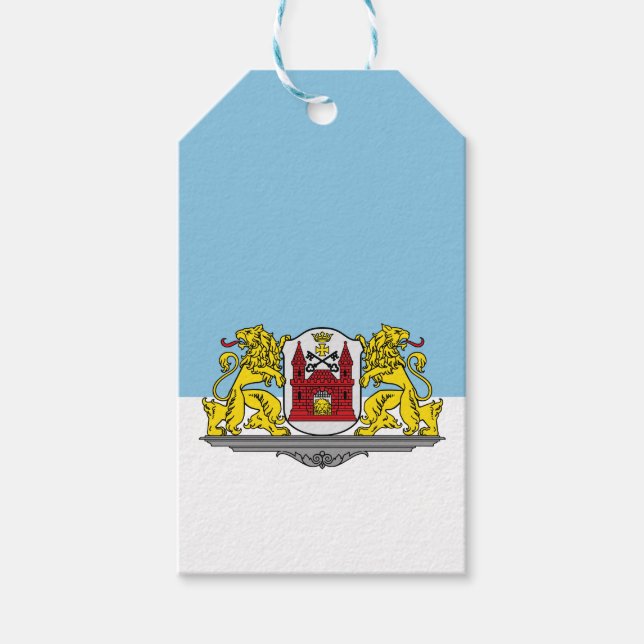 Flag of Riga, Latvia Gift Tags (Front)