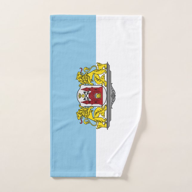 Flag of Riga, Latvia Hand Towel (Hand Towel)