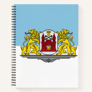 Flag of Riga, Latvia Notebook