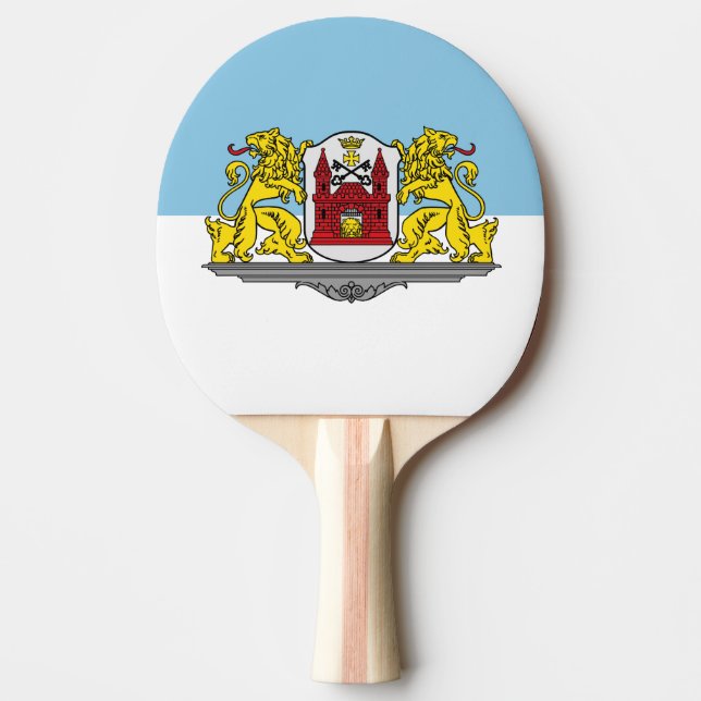 Flag of Riga, Latvia Ping-Pong Paddle (Front)