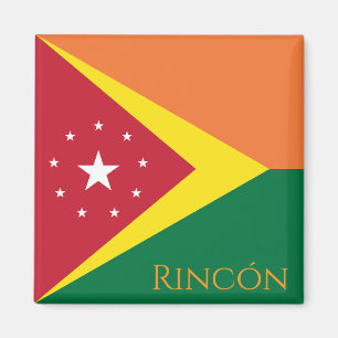 Flag of Rincón, Puerto Rico Magnet