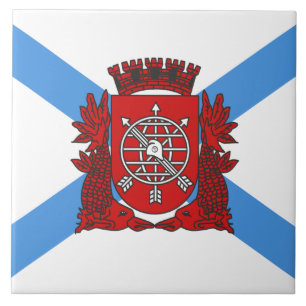 Flag of Rio de Janeiro (Brazil) Ceramic Tile