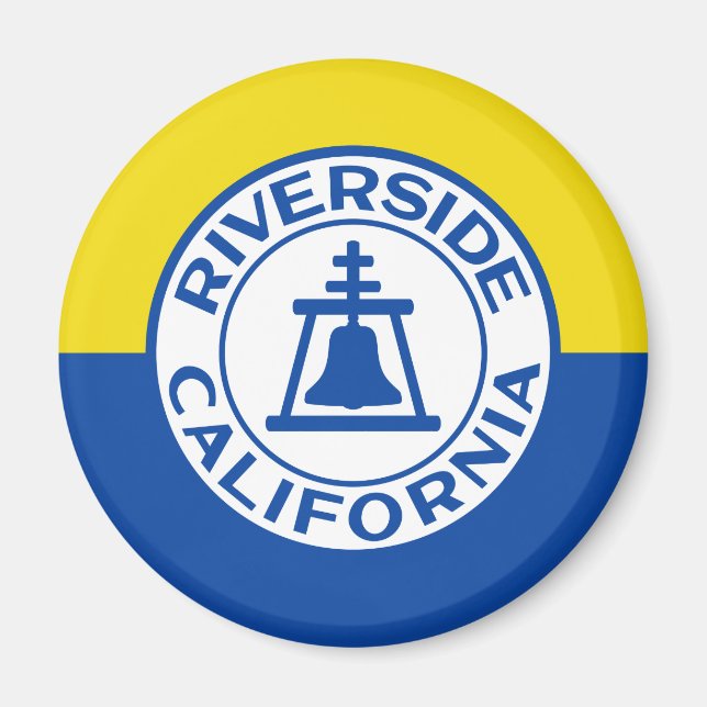 Flag of Riverside, California Magnet (Front)