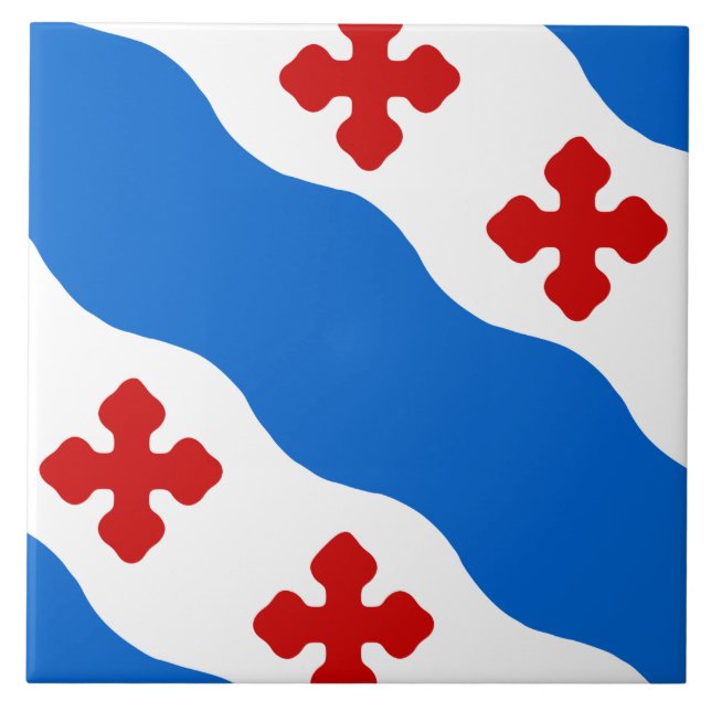 Flag of Rockville (Maryland City) Ceramic Tile (Front)