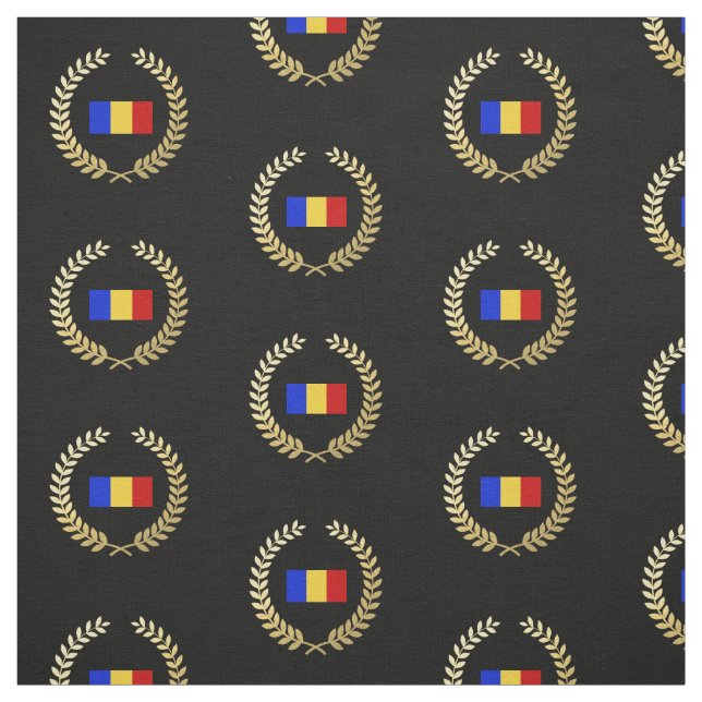 Flag of Romania Fabric (Swatch)