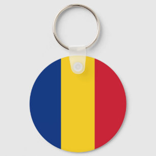 Flag of Romania Key Ring
