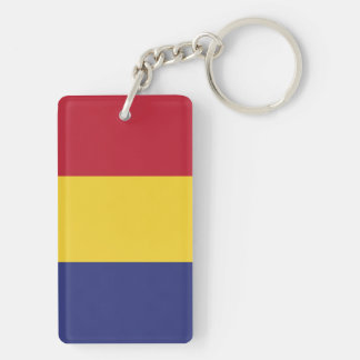Flag of Romania Key Ring