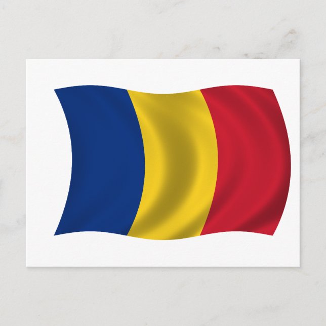 Flag of Romania Postcard (Front)