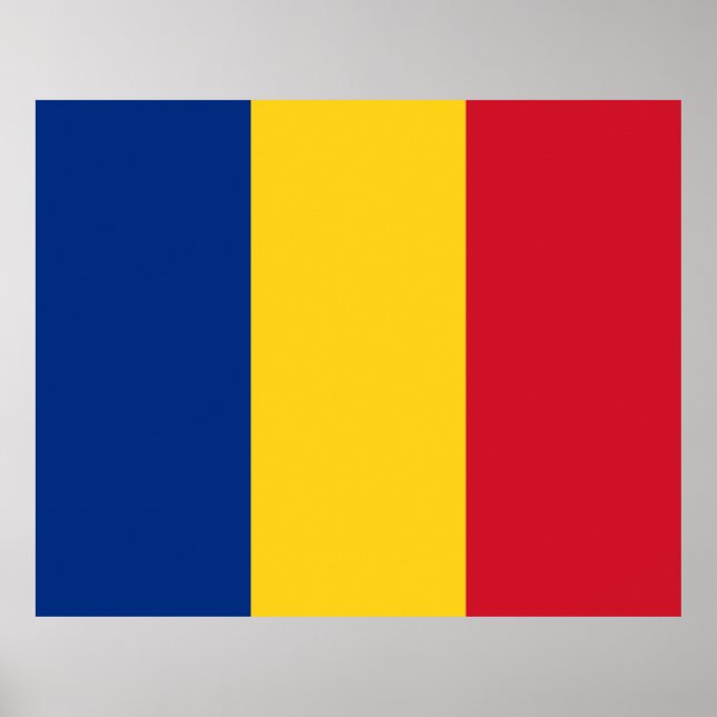 Flag of Romania Poster (Front)