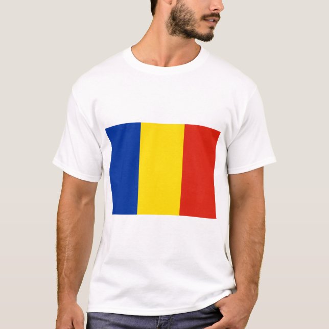 Flag of Romania T-Shirt (Front)