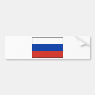 Flag of Russia - Флаг России - Триколор Trikolor Bumper Sticker